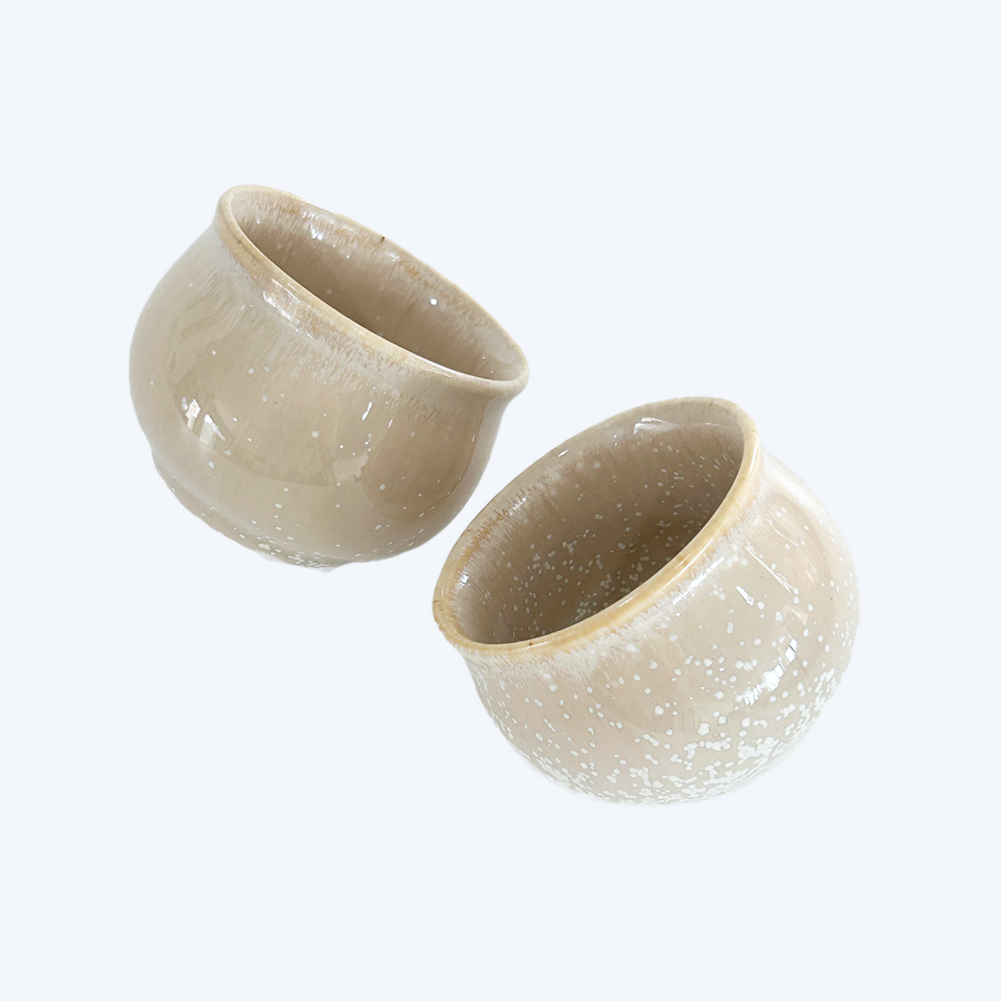 Jar Cup in Sand Beige (Set of 2)